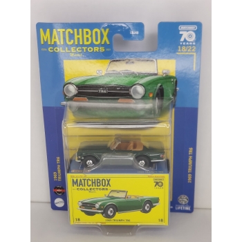 Matchbox 1:64 MB Collectors - Triumph TR6 1969 green